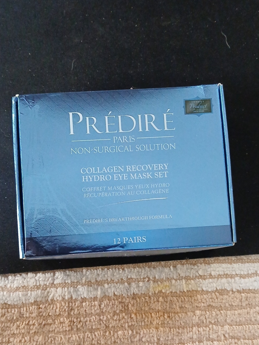Predire Non-surgicall Solution Collagen Recovery Hydro Eye Mask Set 12 Pairs NIB